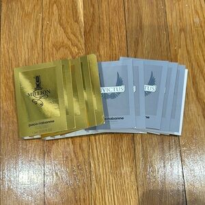 Paco Rabanne (5) 1 million and (5) invictus samples.05 fl